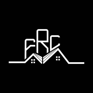 FRL Real State logo tasarımı, FRL basit ve modern logo. FRL lüks alfabe tasarımı  