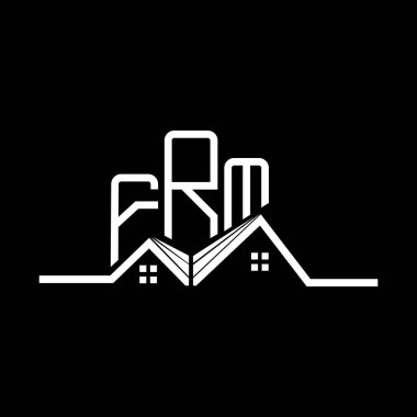 FRM Real State logo tasarımı, FRM basit ve modern logo. FRM lüks alfabe tasarımı  