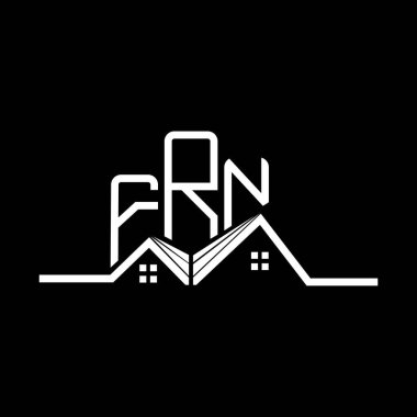 FRN Real State logo tasarımı, FRN basit ve modern logo. FRN lüks alfabe tasarımı  