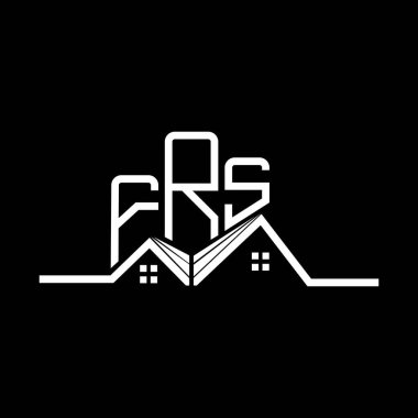 FRS Emlak Logosu Tasarımı, FRS Basit ve Modern Logo. FRS lüks alfabe tasarımı  