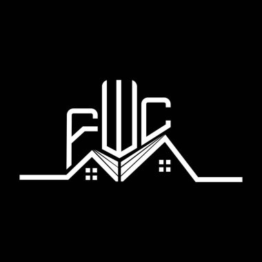 FWC Real State logo tasarımı, FWC basit ve modern logo. FWC lüks alfabe tasarımı  