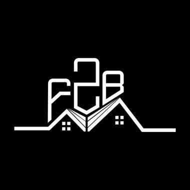 FZB Real State logo tasarımı, FZB basit ve modern logo. FZB lüks alfabe tasarımı  
