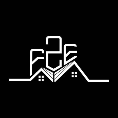 FZE Real State logo tasarımı, FZE basit ve modern logo. FZE lüks alfabe tasarımı  
