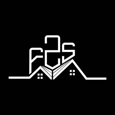 FZS Real State logo tasarımı, FZS basit ve modern logo. FZS lüks alfabe tasarımı  
