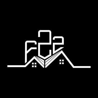 FZZ Real State logo tasarımı, FZZ basit ve modern logo. FZZ lüks alfabe tasarımı  