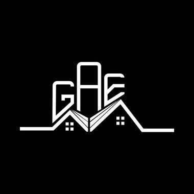 GAE Real State logo tasarımı, GAE basit ve modern logo. GAE lüks alfabe tasarımı  