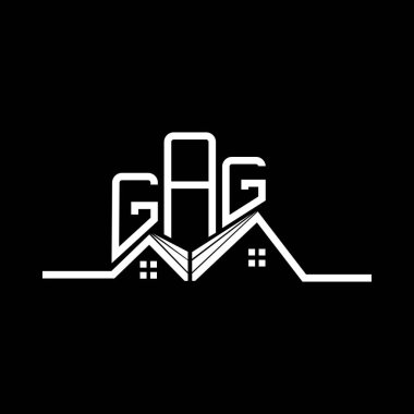 GAG Real State logo tasarımı, GAG basit ve modern logo. GAG lüks alfabe tasarımı  