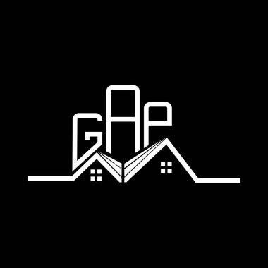 GAP Emlak Logosu Tasarımı, GAP Basit ve Modern Logo. GAP lüks alfabe tasarımı  