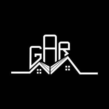 GAR Real State logo tasarımı, GAR basit ve modern logosu. GAR lüks alfabe tasarımı  