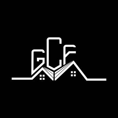 GCF Real State logo tasarımı, GCF basit ve modern logo. GCF lüks alfabe tasarımı  