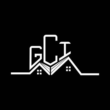 GCI Real State logo tasarımı, GCI basit ve modern logo. GCI lüks alfabe tasarımı  