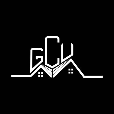 GCU Real State logo tasarımı, GCU basit ve modern logo. GCU lüks alfabe tasarımı  