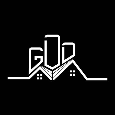 GDD emlak logosu tasarımı, GDD basit ve modern logo. GDD lüks alfabe tasarımı  