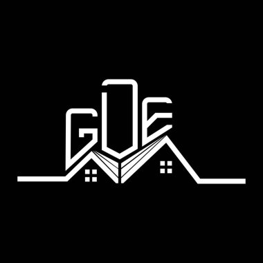 GDE Real State logo tasarımı, GDE basit ve modern logo. GDE lüks alfabe tasarımı  