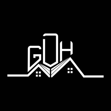 GDH Real State logo tasarımı, GDH basit ve modern logo. GDH lüks alfabe tasarımı  