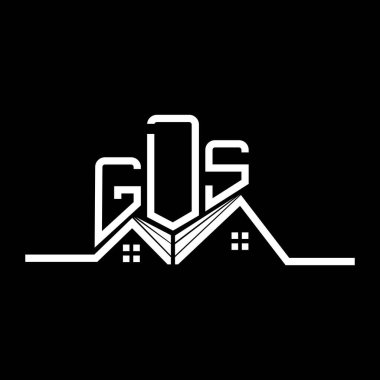 GDS Real State logo tasarımı, GDS basit ve modern logo. GDS lüks alfabe tasarımı  