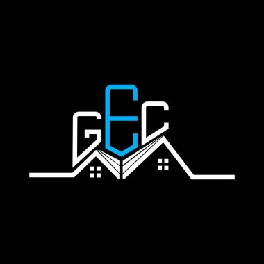 GEC Emlak Logosu Tasarımı, GEC Basit ve Modern Logo. GEC lüks alfabe tasarımı  