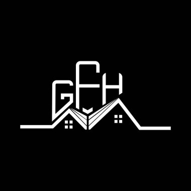 GFH Real State logo tasarımı, GFH basit ve modern logo. GFH lüks alfabe tasarımı  