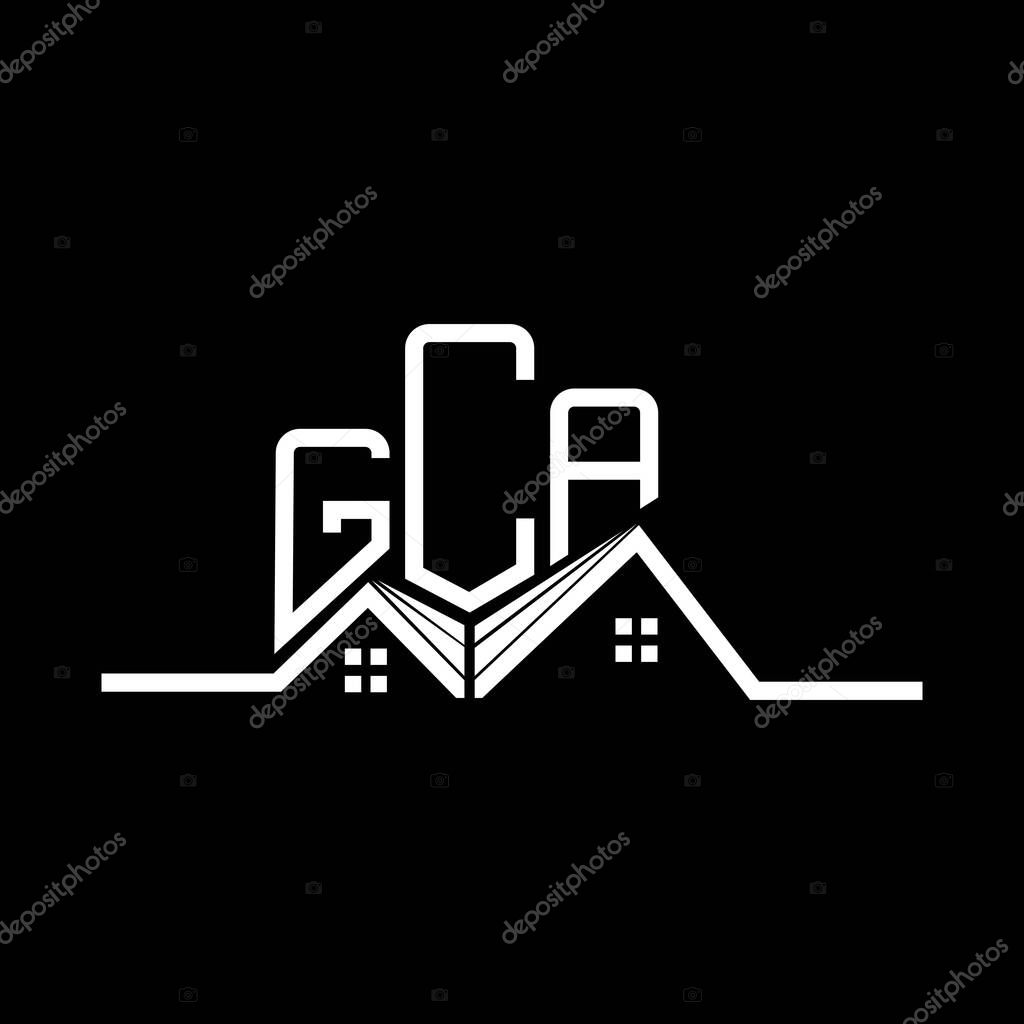 GCA Real State logo design, GCA simple and modern logo. GCA luxurious alphabet design