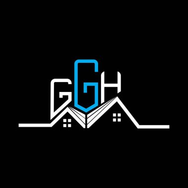 GGH Emlak Logosu Tasarımı, GGH Basit ve Modern Logo. GGH lüks alfabe tasarımı  