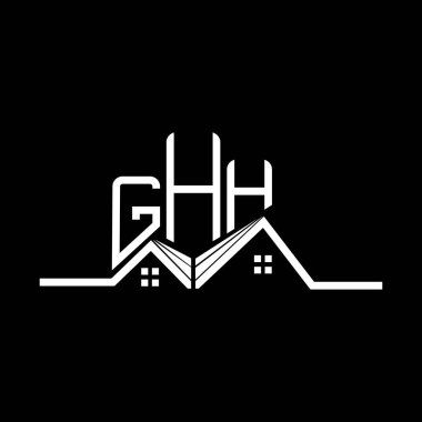 GHH emlak logosu tasarımı, GHH basit ve modern logo. GHH lüks alfabe tasarımı  
