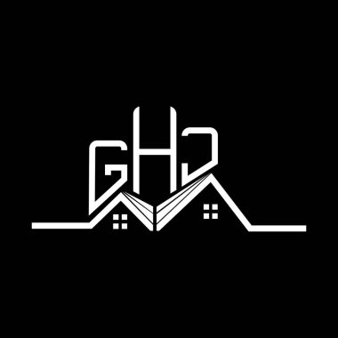 GHJ Real State logo tasarımı, GHJ basit ve modern logo. GHJ lüks alfabe tasarımı  