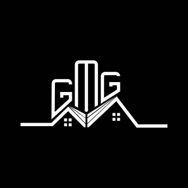 GMG Real State logo tasarımı, GMG basit ve modern logo. GMG lüks alfabe tasarımı  