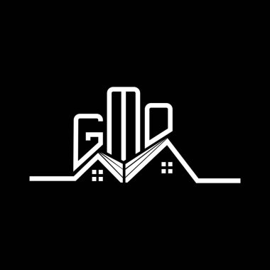 GMO Real State logo tasarımı, GDO basit ve modern logo. GDO lüks alfabe tasarımı  