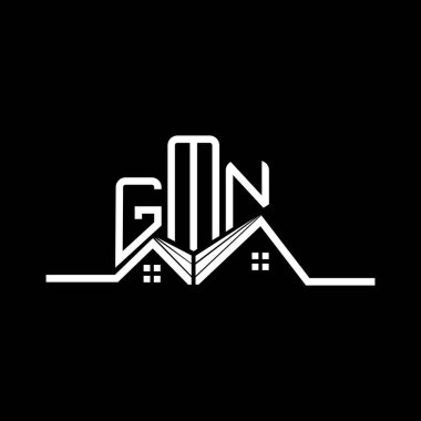 GMN Real State logo tasarımı, GMN basit ve modern logo. GMN lüks alfabe tasarımı  