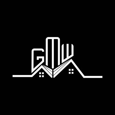 GMW Real State logo tasarımı, GMW basit ve modern logo. GMW lüks alfabe tasarımı  