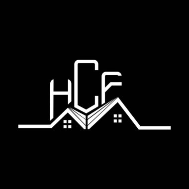 HCF Real State logo tasarımı, HCF basit ve modern logo. HCF lüks alfabe tasarımı  