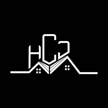 HCJ Real State logo tasarımı, HCJ basit ve modern logo. HCJ lüks alfabe tasarımı  