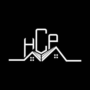 HCP Real State logo tasarımı, HCP basit ve modern logo. HCP lüks alfabe tasarımı  