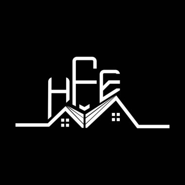 HFE Emlak Logosu Tasarımı, HFE Basit ve Modern Logo. HFE lüks alfabe tasarımı  