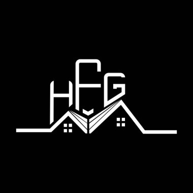 HFG Real State logo tasarımı, HFG basit ve modern logo. HFG lüks alfabe tasarımı  