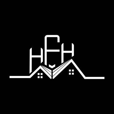 HFH Emlak Logosu Tasarımı, HFH Basit ve Modern Logo. HFH lüks alfabe tasarımı  