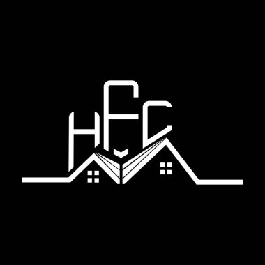 HFL Real State logo tasarımı, HFL basit ve modern logo. HFL lüks alfabe tasarımı  