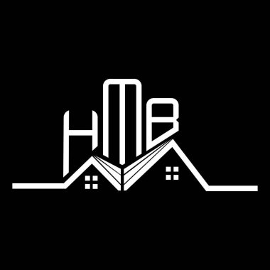 HMB emlak logosu tasarımı, HMB basit ve modern logo. HMB lüks alfabe tasarımı  