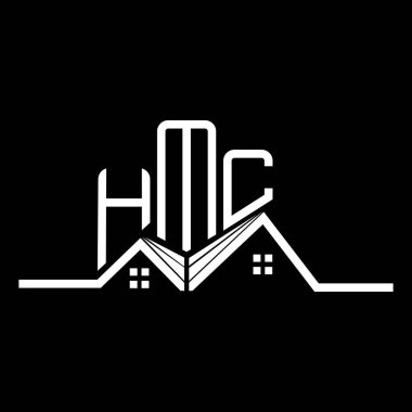 HMC Real State logo tasarımı, HMC basit ve modern logo. HMC lüks alfabe tasarımı  