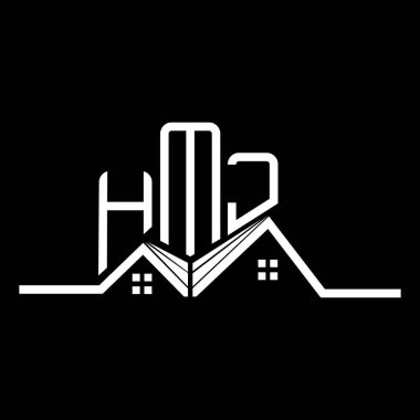 HMJ Real State logo tasarımı, HMJ basit ve modern logo. HMJ lüks alfabe tasarımı  
