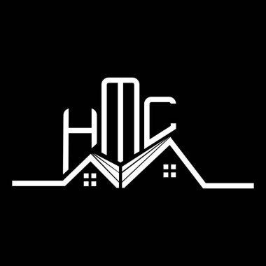 HML Real State logo tasarımı, HML basit ve modern logo. HML lüks alfabe tasarımı  