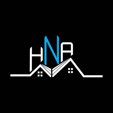 HNA emlak logosu tasarımı, HNA basit ve modern logo. HNA lüks alfabe tasarımı  