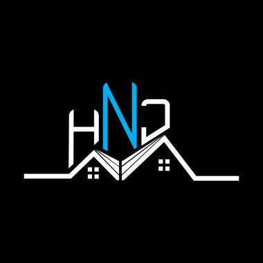 HNJ Real State logo tasarımı, HNJ basit ve modern logo. HNJ lüks alfabe tasarımı  