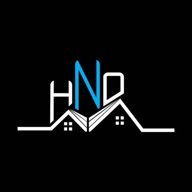 HNO Real State logo tasarımı, HNO basit ve modern logo. HNO lüks alfabe tasarımı  