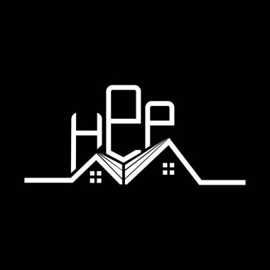 HPP Real State logo tasarımı, HPP basit ve modern logo. HPP lüks alfabe tasarımı  