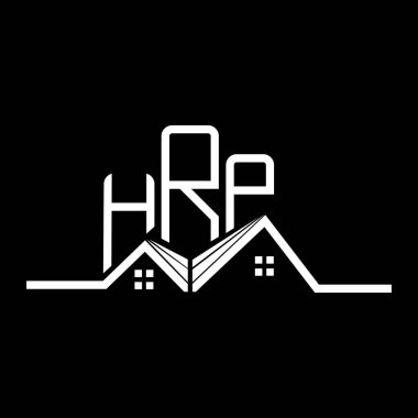 HRP Real State logo tasarımı, HRP basit ve modern logo. HRP lüks alfabe tasarımı  