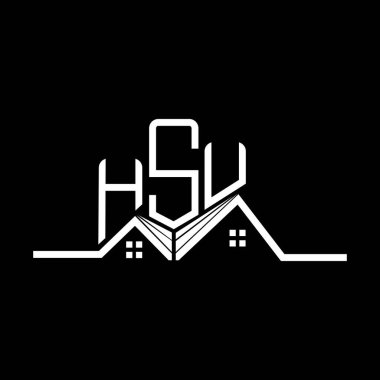HSU Emlak Logosu Tasarımı, HSU basit ve modern logo. HSU lüks alfabe tasarımı  