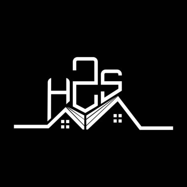 HZS Real State logo tasarımı, HZS basit ve modern logo. HZS lüks alfabe tasarımı  