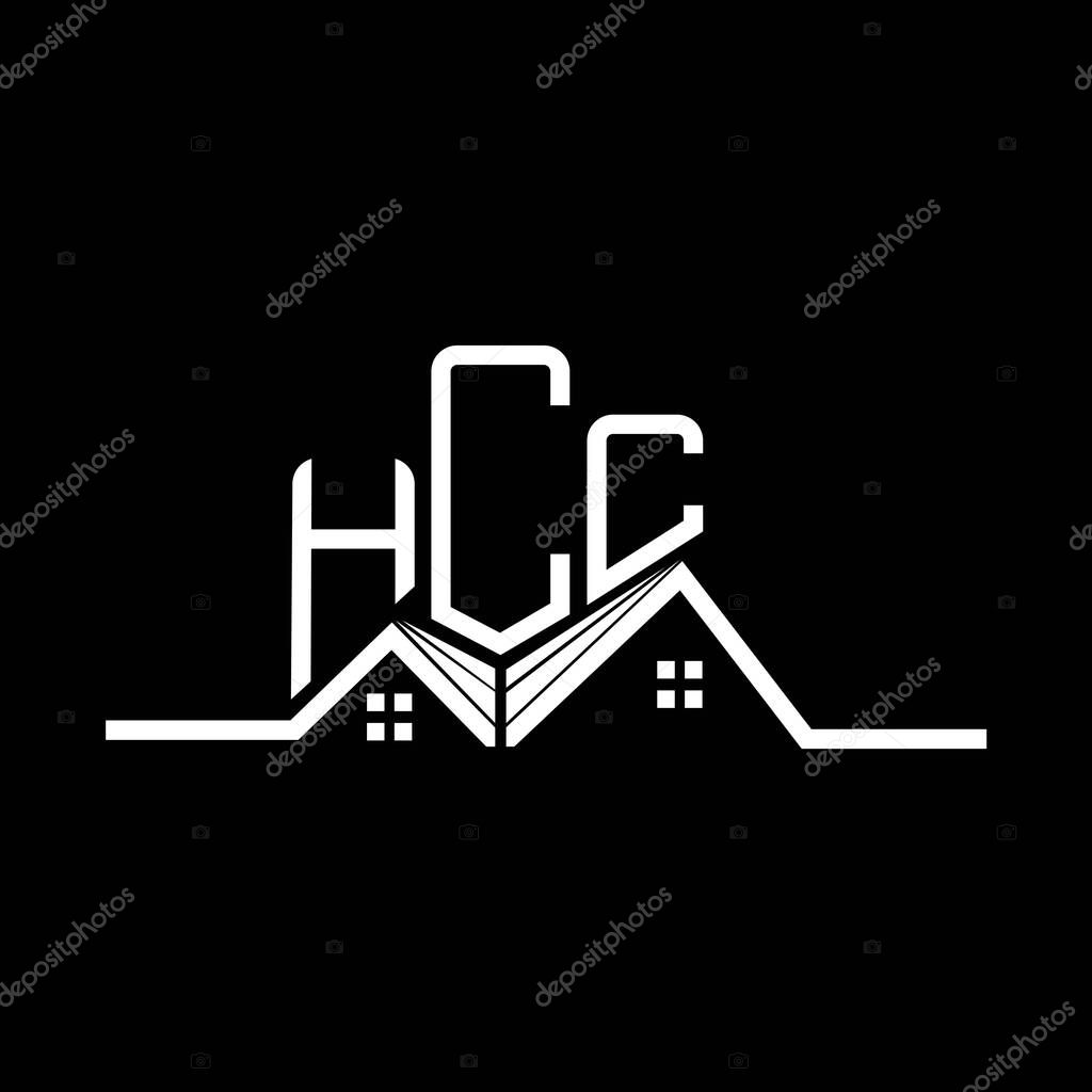 HCC Real State logo design, HCC simple and modern logo. HCC luxurious alphabet design