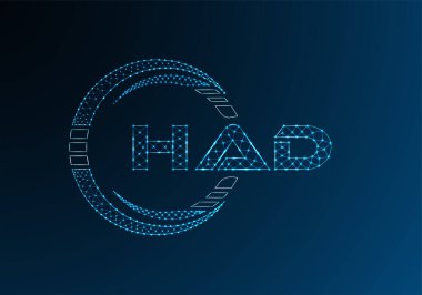 Düşük poli harfli logo vektör tasarımı vardı. Daha düşük bir poli logosu vardı.. 